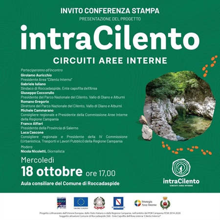 Conferenza stampa di presentazione del portale intraCilento