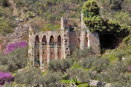 Ruderi del Convento dei Carmelitani dedicato a S. Maria dell'Arco e del Carmine